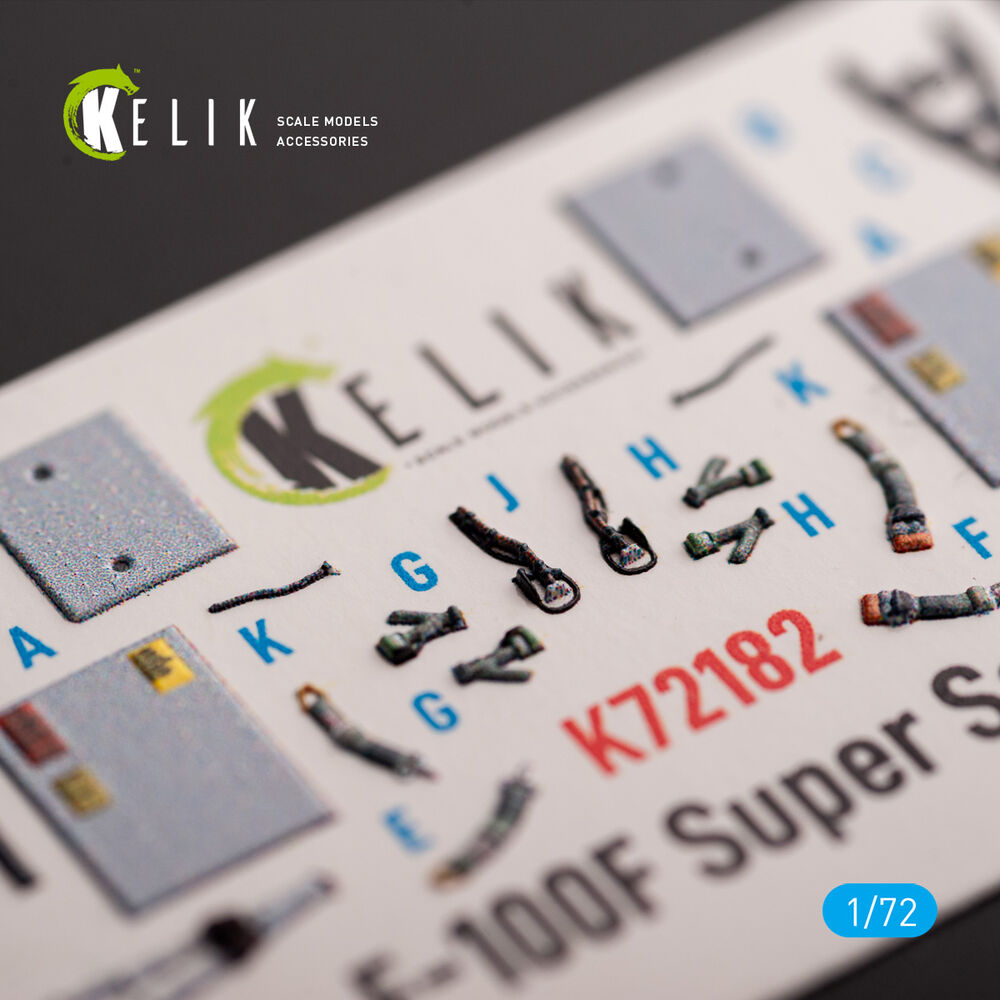 F-100F - interior 3D decals for Trumpeter kit