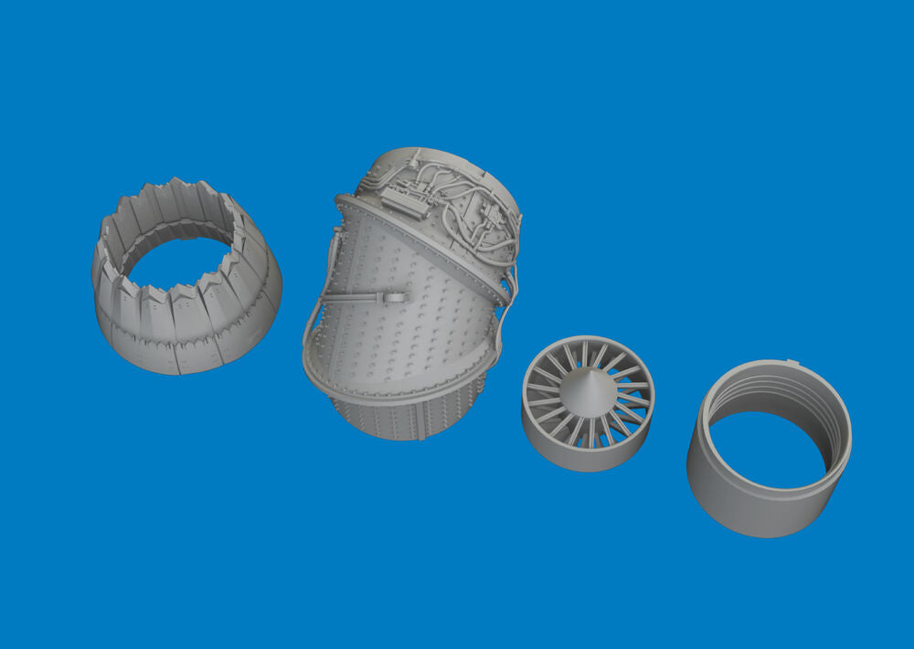 F-35B exhaust nozzle PRINT 1/72 for Tamiya