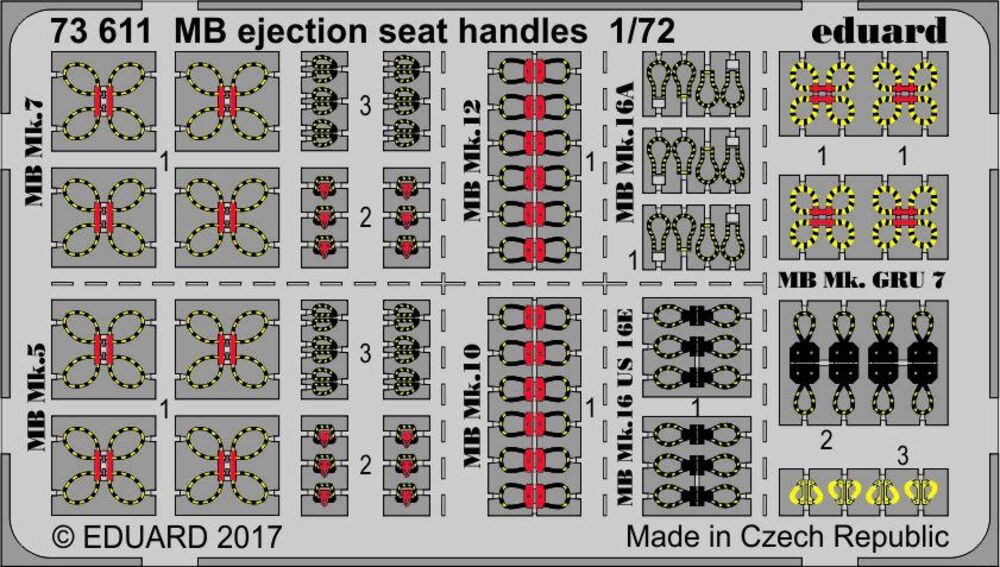 MB ejection seat handles