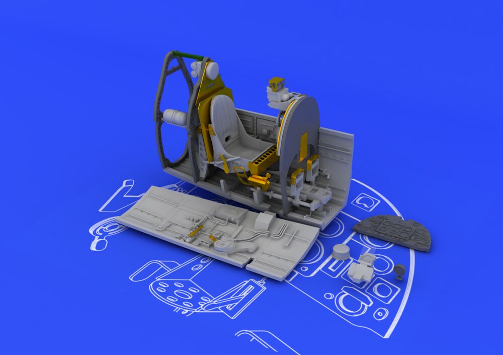 Spitfire Mk.IX cockpit for Eduard
