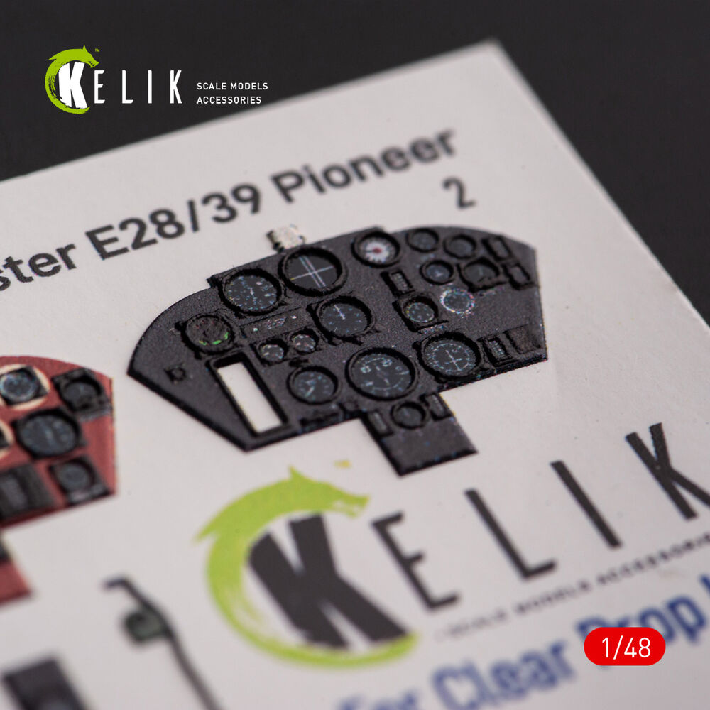 Gloster E28/39 Pioneer - interior 3D decals for ClearProp kit