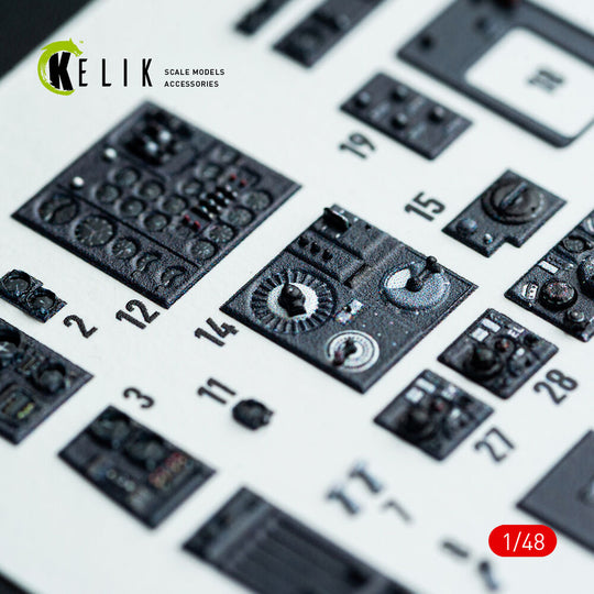Do-217 K/M - interior 3D decals for ICM kit