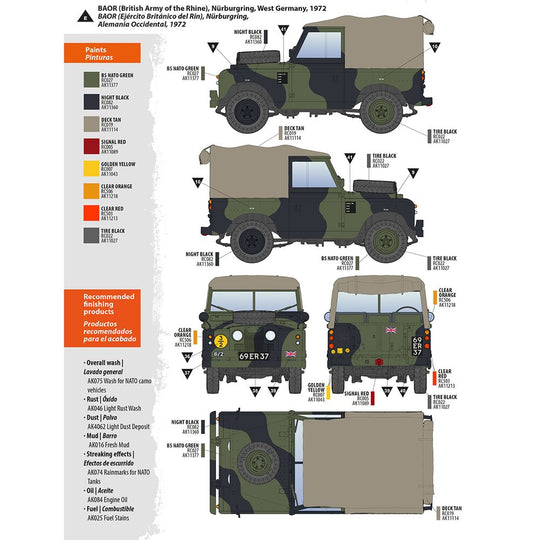 Land Rover 88 Series IIA Rover 8  1/35