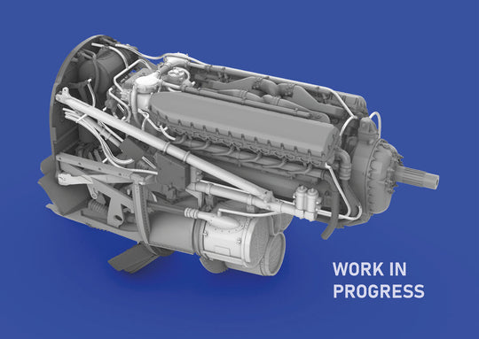 P-40E engine PRINT  EDUARD