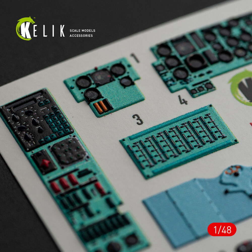 Ka-27 Helix interior 3D decals for HobbyBoss kit