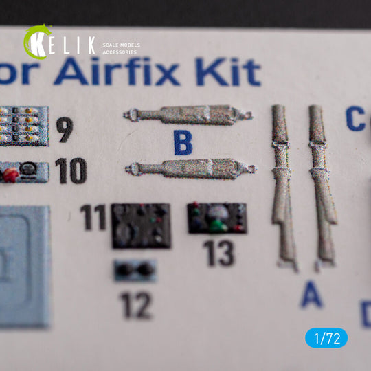 Mig-17 Fresco (Shenyang J5) - interior 3D decals for Airfix kit