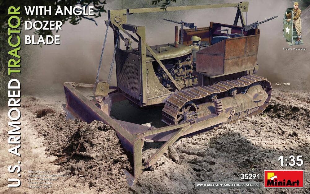 U.S. Armored Tractor w/Angle Dozer Blade