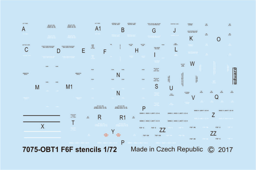 F6F stencils