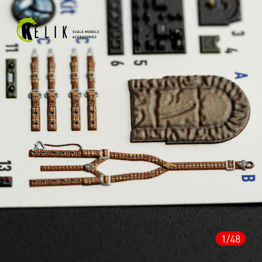 Westland Lysander Mk.III - interior 3D decals for Eduard kit