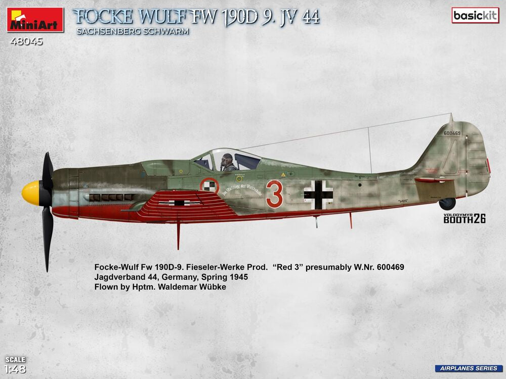 Focke-Wulf Fw 190D-9. JV 44  Sachsenberg Schwarm . Basic Kit