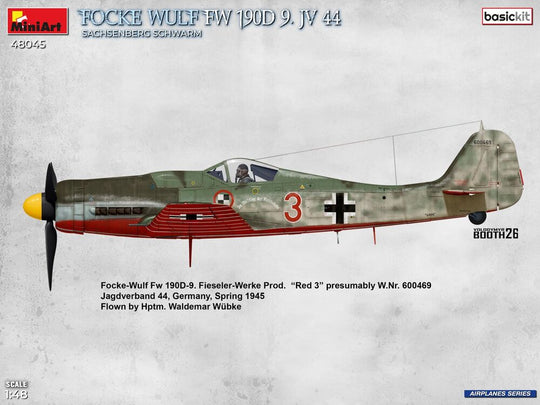 Focke-Wulf Fw 190D-9. JV 44  Sachsenberg Schwarm . Basic Kit