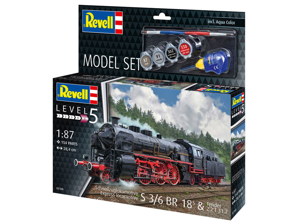 Model Set Schnellzuglokomotive S3/6 BR18mit Tender