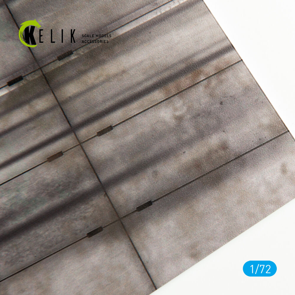 Concrete plates type 1 Base - Acrylic 3 mm (280 x 180 mm) (170 g)