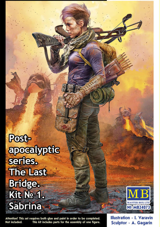 Post-Apocalyptic series. The last bridge. Kit No.1. Sabrina