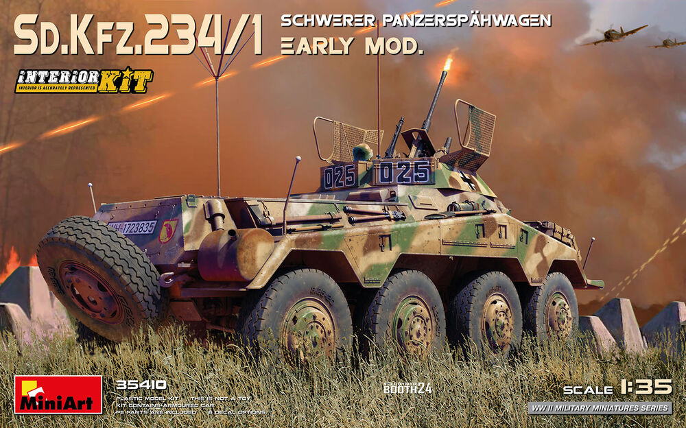 Sd.Kfz.234/1 Schwerer Panzersp?hwagen (2 cm). Early Mod. Interior Kit