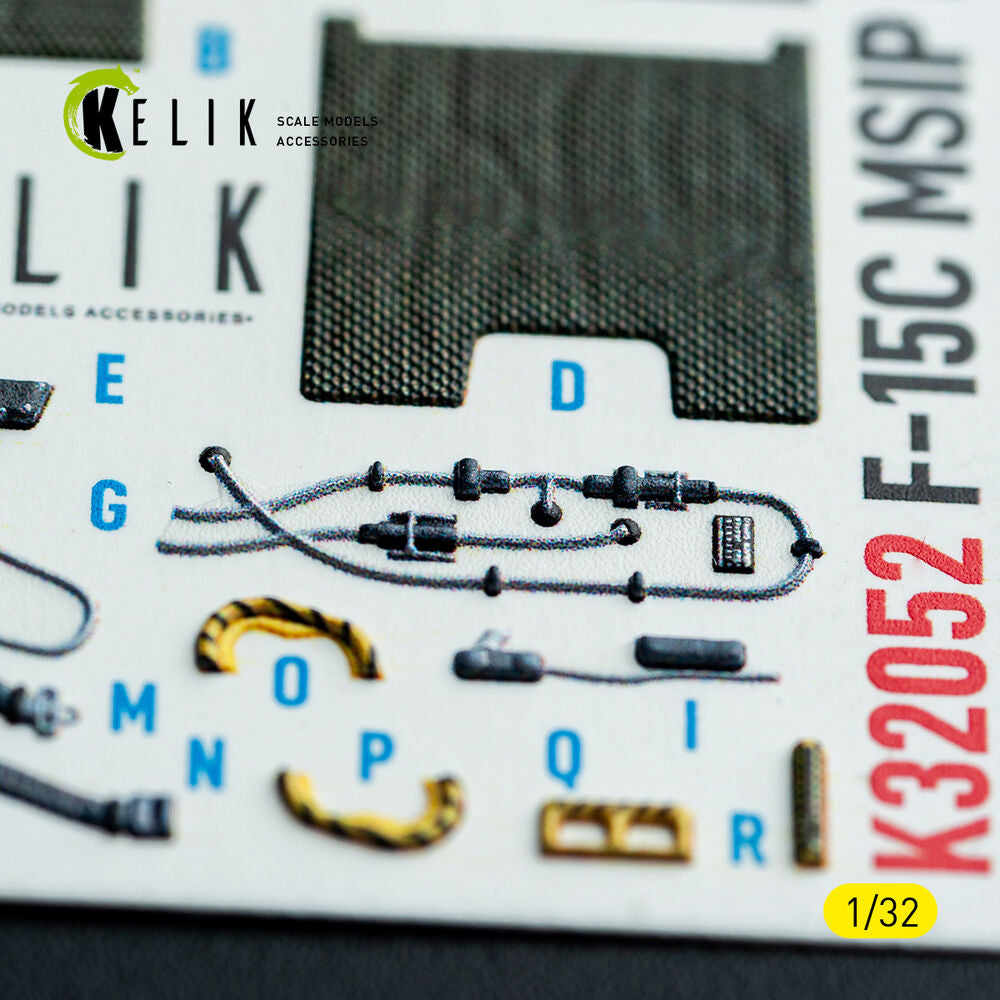 F-15C MSIP II- interior 3D decals for Tamiya kit