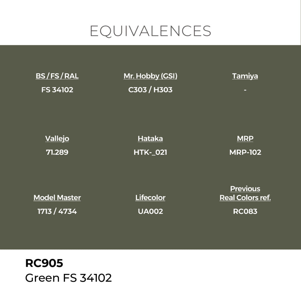 Real Colors: Green FS 34102 17 ml.