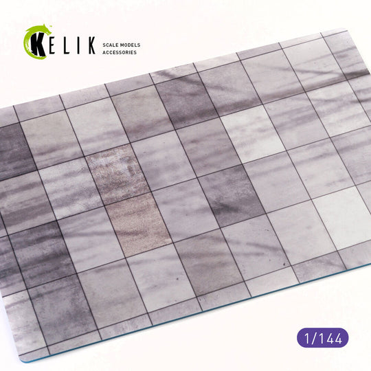 Civil Concrete runway Base - Acrylic 3 mm (280 x 180 mm) (170 g)