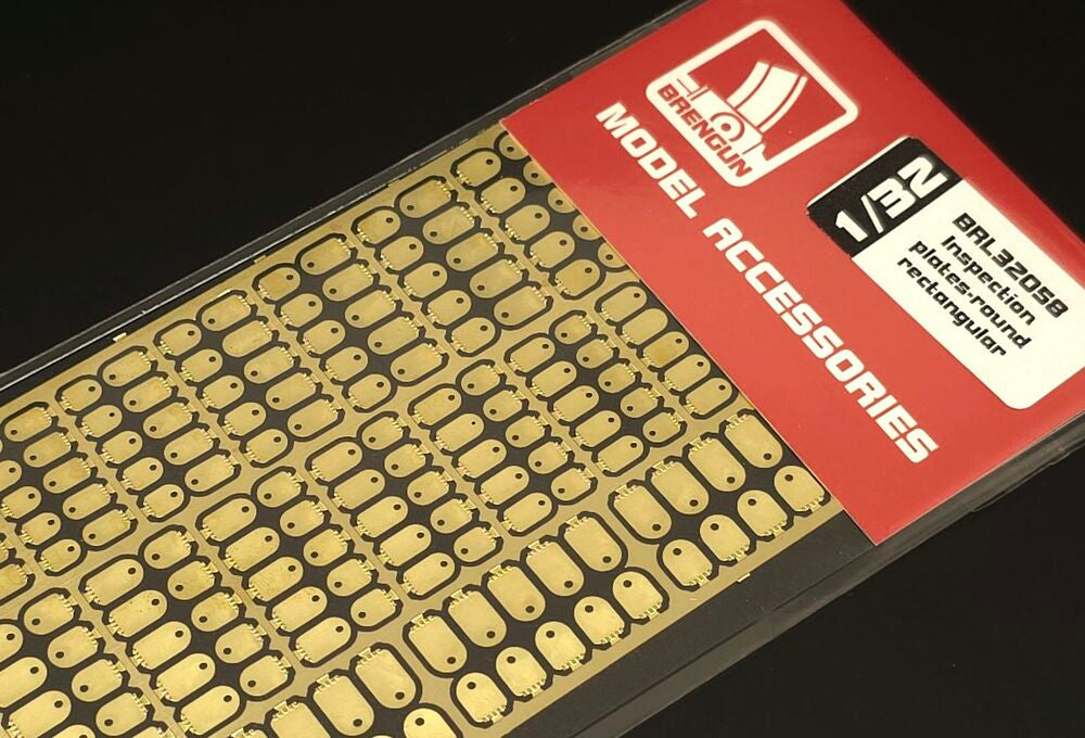 Inspection plates-round rectangular