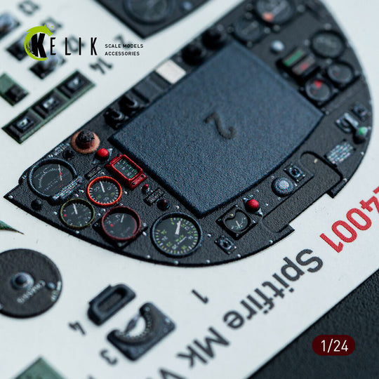 Spitfire Mk VIII interior 3D decals for Airfix kit