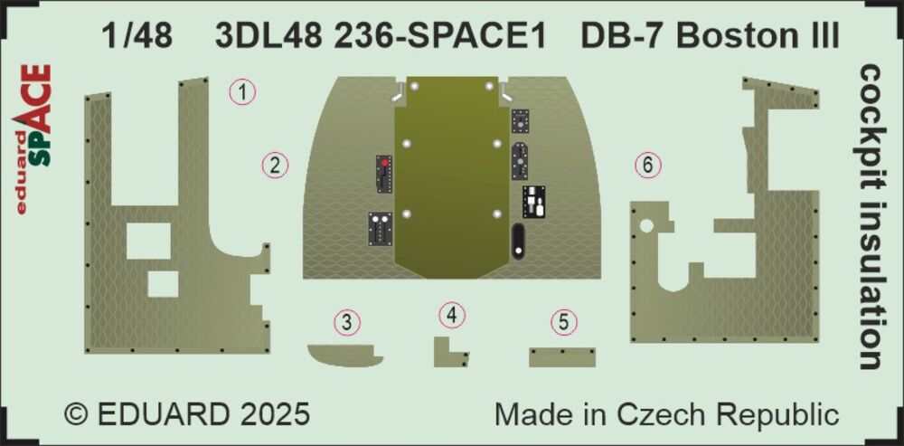 DB-7 Boston III cockpit insulation SPACE  HKM