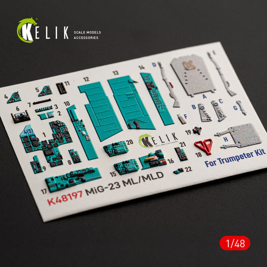 MiG-23 ML/MLD - interior 3D decals for Trumpeter