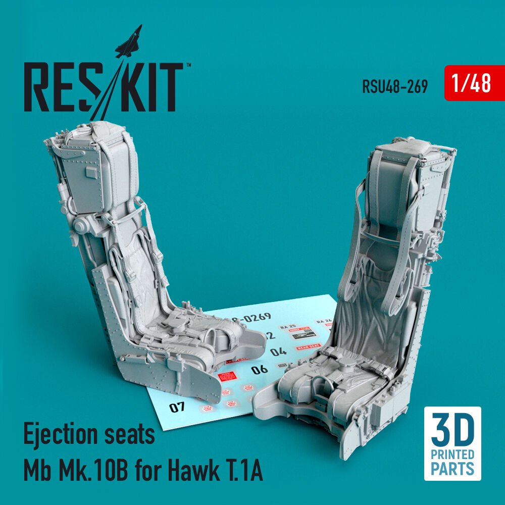 Ejection seats Mb Mk.10B for Hawk T.1A (3D Printed)