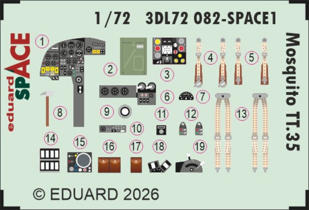 Mosquito TT.35 SPACE for Airfix