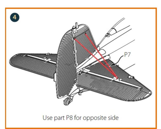 F4B-3/4 Strubs for CP kits