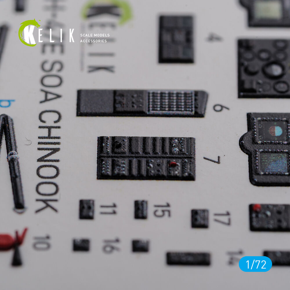 MH-47E interior 3D decals for Italeri kit
