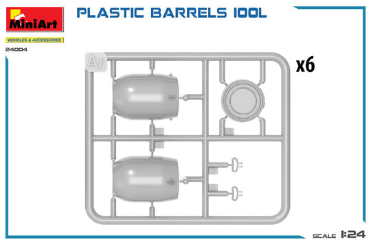 Plastic Barrels 100L