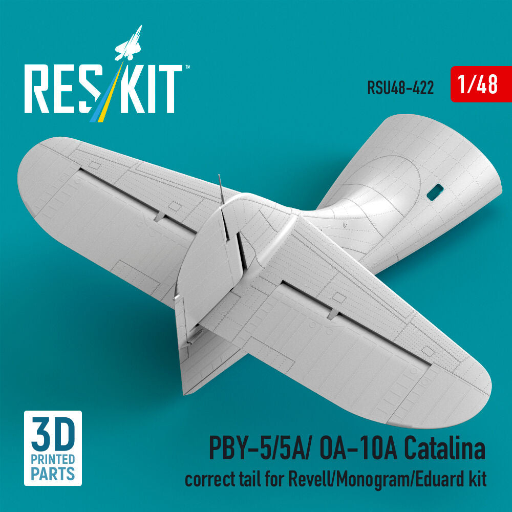 PBY-5/5A/OA-10A Catalina correct tail (3D Printed) for Revell / Monogram / Eduard