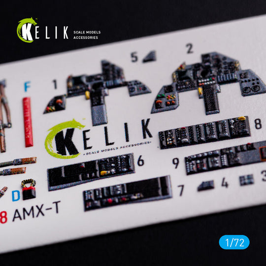 AMX-T interior 3D decals for Italeri kit