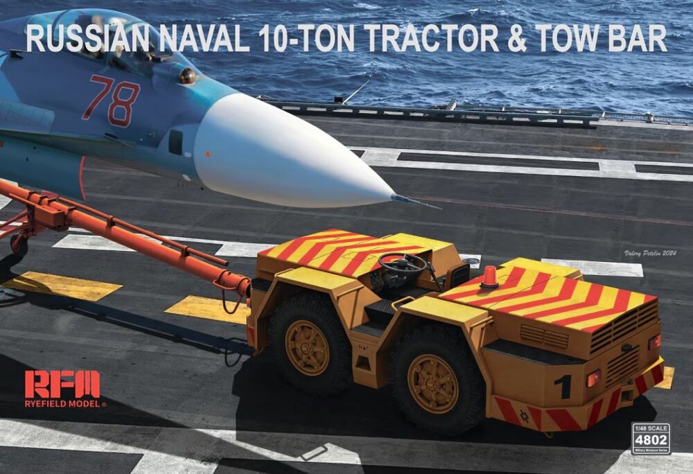 Russian Naval 10-Ton Tractor & Tow Bar