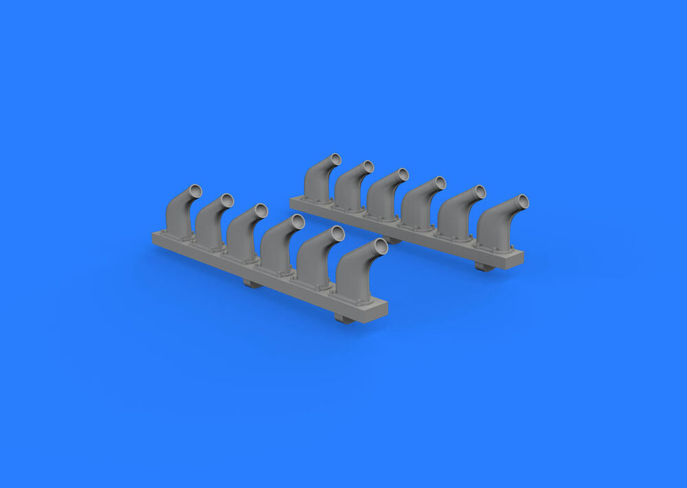 P-51D exhaust stacks for Revell