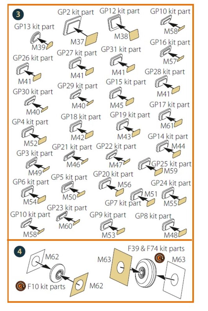 Be-6 Madge painting mask for Trumpeter kit