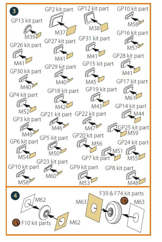 Be-6 Madge painting mask for Trumpeter kit