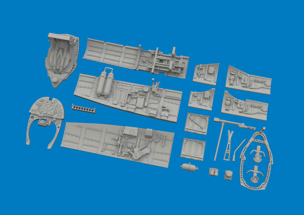 Spitfire Mk.Vb cockpit PRINT for Eduard