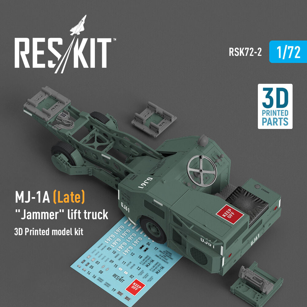 MJ-1A (Late) Jammer lift truck (3D Printed model kit)