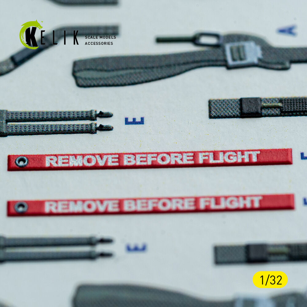 F-4D - interior 3D decals for Tamiya kit