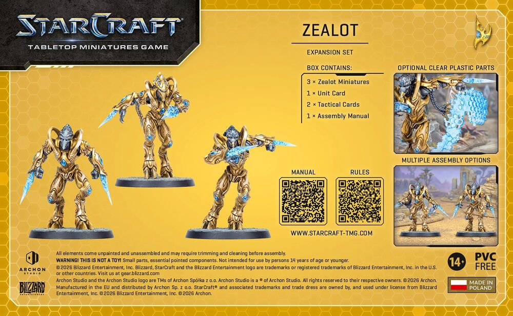 StarCraft Zealot - Protoss - Expansion Set