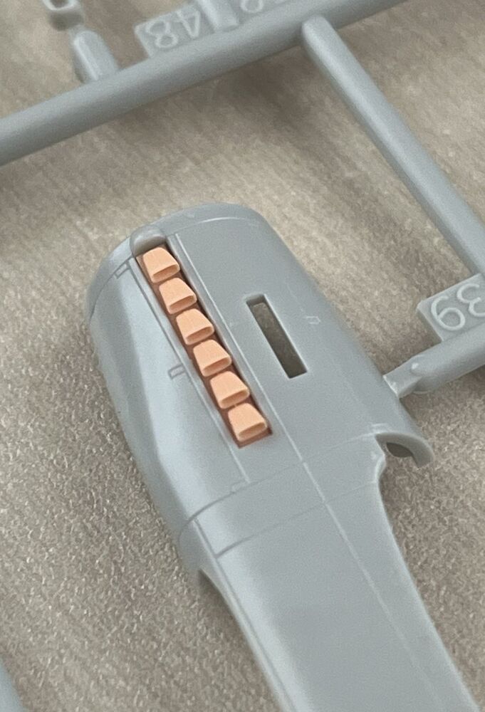 Arado Ar-240 exhausts for REVELL kit