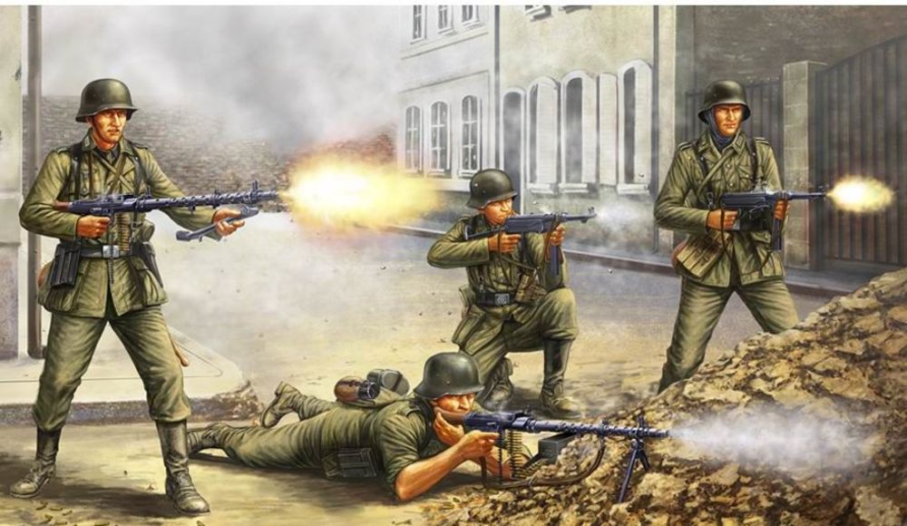 German Infantry " The Barrage Wall