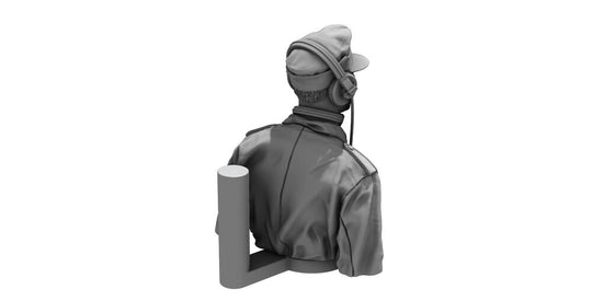 German Tank Crew (Driver) Half Figure