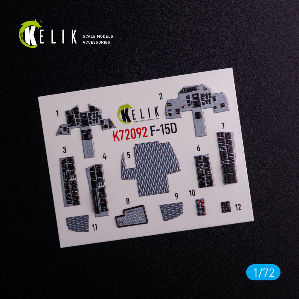 F-15D - interior 3D decals for FineMolds kit