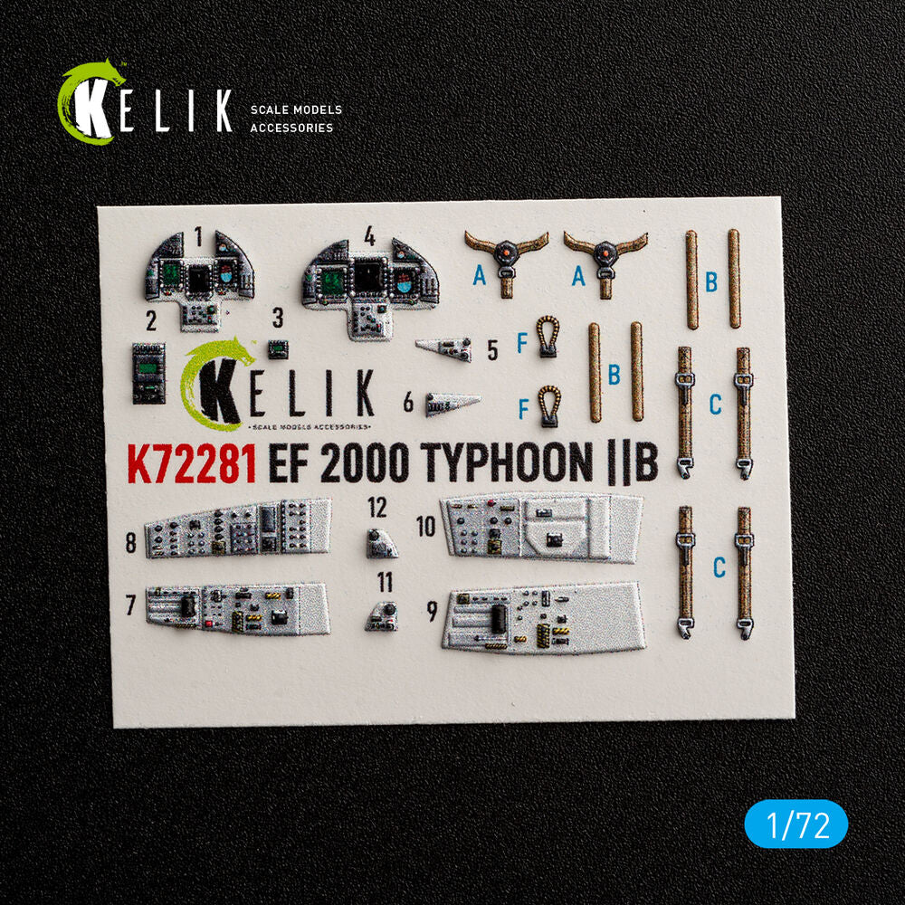 Eurofighter Typhoon EF-2000 - interior 3D decals for Italeria
