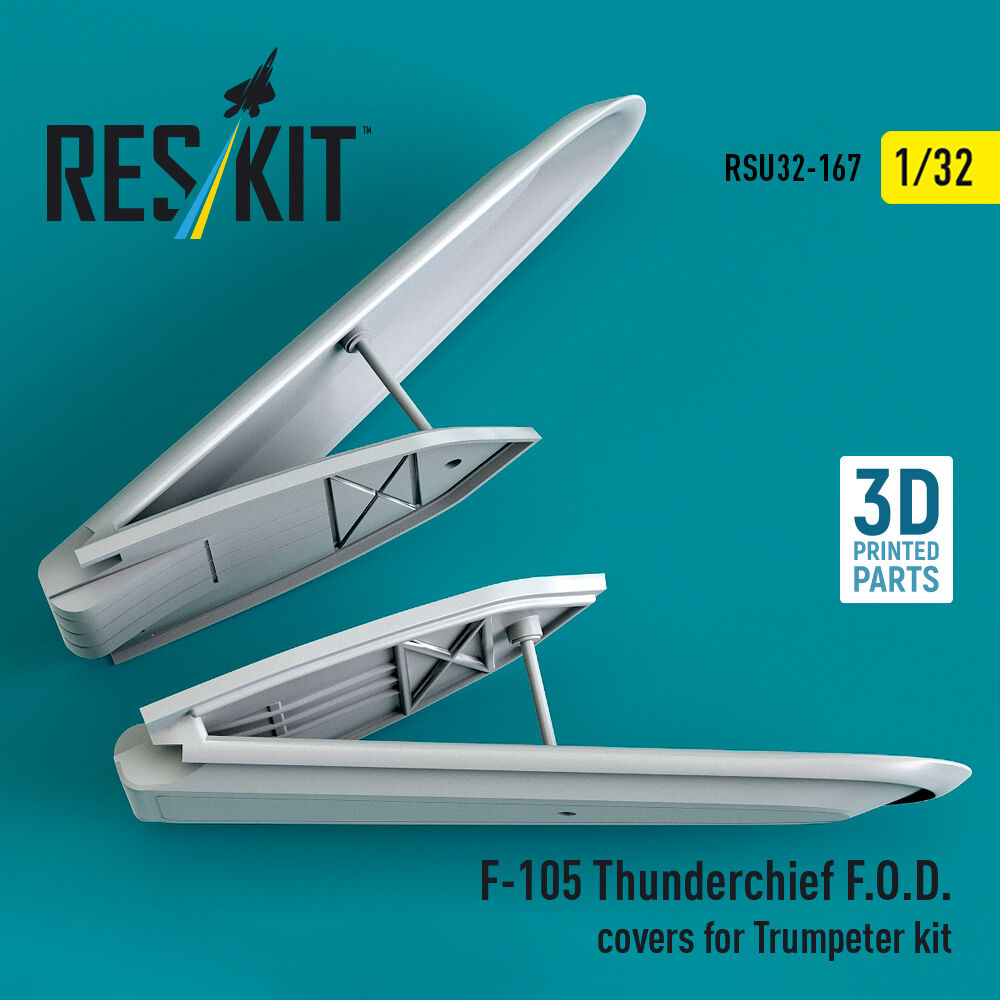 F-105 Thunderchief F.O.D. covers for Trumpeter kit (3D Printed)