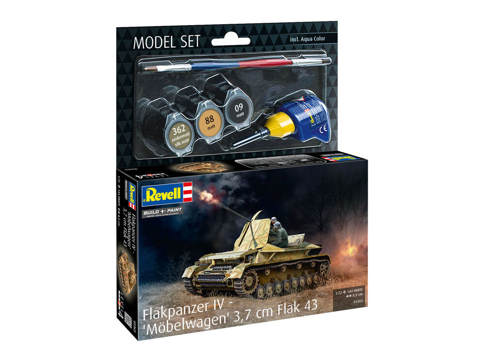 Model Set Flakpanzer IV Möbelwagen 3.7cm Flak
