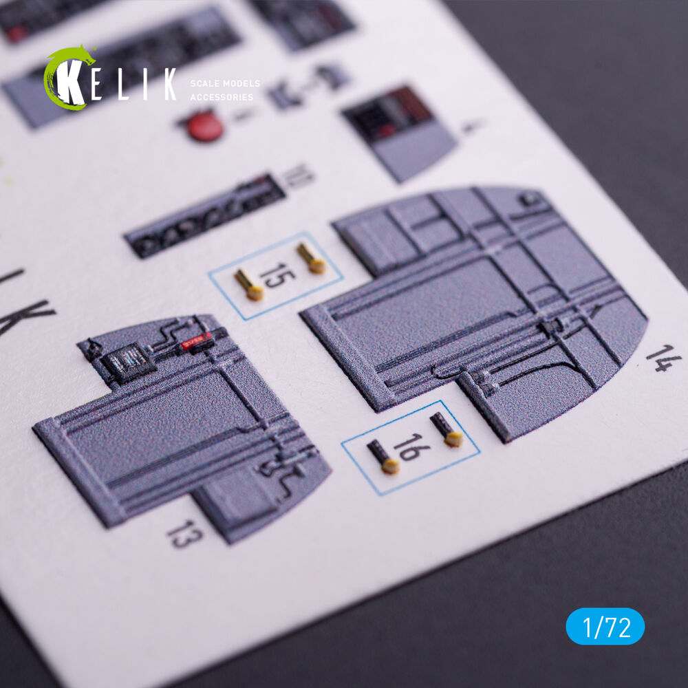 RF-4B - interior 3D decals for Hasegawa kit