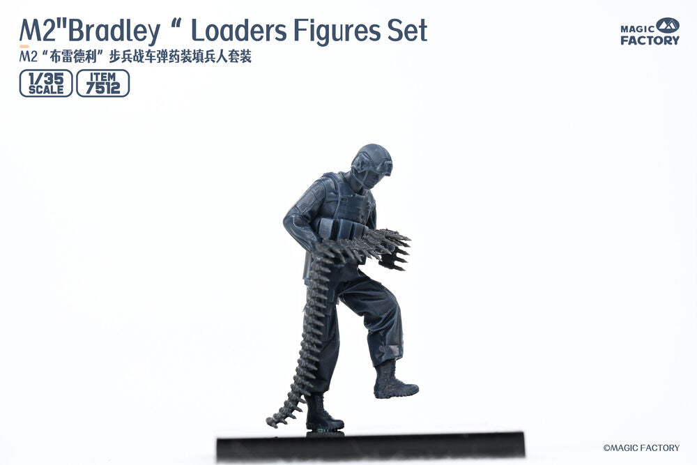 M2 Bradley Loaders Figures Set (incl. 3 figures, 1 set radio and part of interiors)